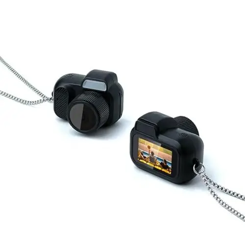 Produktbild: Plyisty Mikro-Videokamera, 1080P Daumenkamera, 2 MP Micro-DV-DVR-Kamera-Camcorder-Schlüsselanhänger, 100 Minuten Akkulaufzeit, für Studenten, Kinder