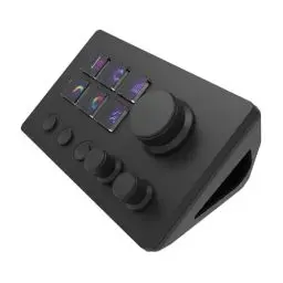 Produktbild: Plyisty Studiodeck mit Knöpfen, Stream-Controller-Triggeraktionen in Apps-Software für OBS für Twitch für YouTube, Benutzerdefinierte Konsole für Foto- und Videobearbeitung,