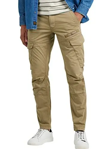 Produktbild: PME Legend Herren Cargohose NORDROP -Tapered Fit -Kaki W29-W40 Stretch Baumwolle, Größe:36W / 32L, Farbvariante:Kaki 8263