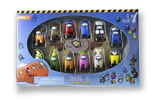 Produktbild: P.M.I. Among Us Crewmate Stampers 12 Pack Deluxe Box 4.5cm (S2) (AU5265)