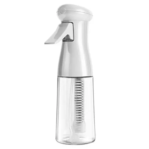 Produktbild: Pmueuff Sprühflasche, 200 ml Wassersprühflasche Ultrafeine Sprühflasche Tropfsichere Kontinuierliches Sprühen Salon Wasser Sprüher Nachfüllbare Spray Bottle für Haare, Pflanzen, Gesichtsreinigung