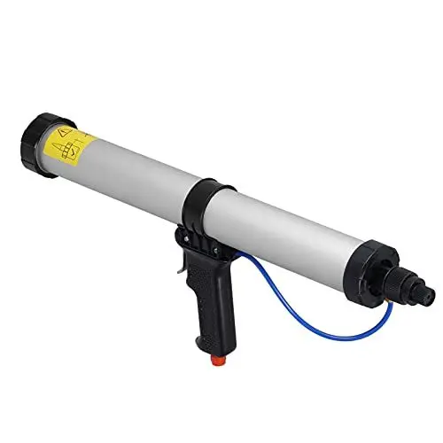 Produktbild: Pneumatische Kartuschenpistole Calking Home Pneumatik 20 Unzen Pneumatische Kartuschenpistole Aluminiumlegierung Applikator Industriewerkzeuge Für Schiffscontainer 600 Ml