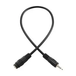 Produktbild: PNGKNYOCN Audio-Verlängerungskabel, 2,5 mm TRRS-Stecker auf Buchse Stereo-Aux-Kabel, kompatibel mit Kopfhörern, Mikrofonen（0.3M）