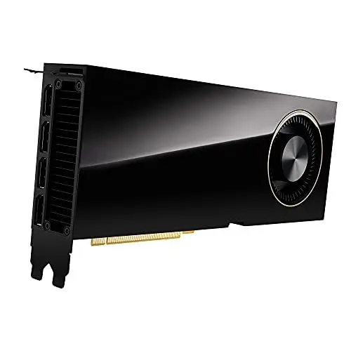 Produktbild: PNY NVIDIA RTX A6000 Professionelle Grafikkarte 48GB GDDR6 PCI Express 4.0 x16, Dual Slot, 3X DisplayPort, 8K Support, ultraleiser aktiver Lüfter