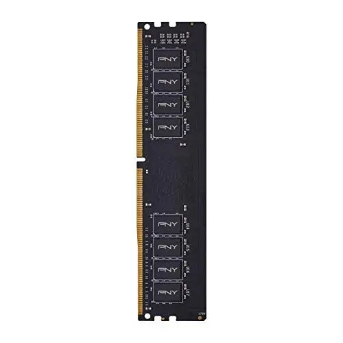 Produktbild: PNY Performance RAM DDR4 Desktop Memory DIMM 2666 MHz 4GB, MD4GSD42666, Schwarz