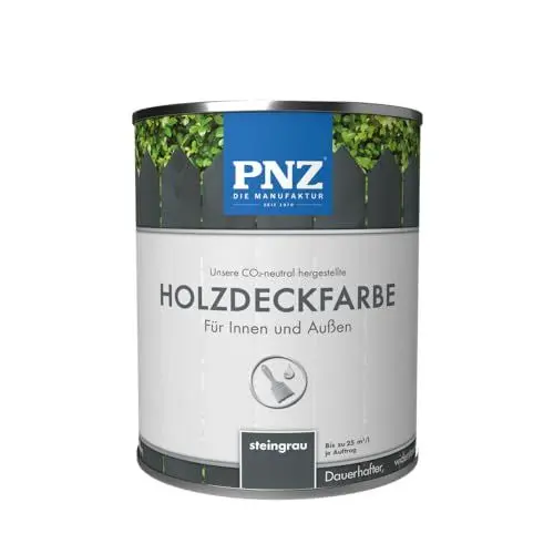 Produktbild: PNZ Holzdeckfarbe, Gebinde:2.5L, Farbe:steingrau