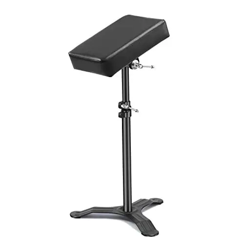 Produktbild: POARMEEY Tattoo Armrest Stand Stativ Schwarz Tattoo Arm Rest Stand Einstellbare Höhe für Tattoo Studio