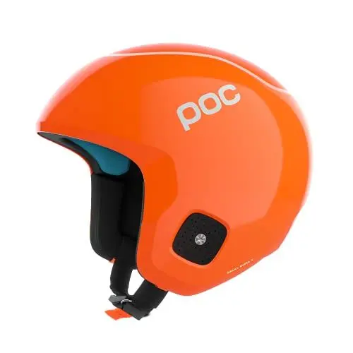 Produktbild: POC Skull Dura X SPIN - Sicherer Skihelm für einen optimalen Schutz bei Rennen, FIS zertifiziert, Fluorescent Orange, XS-S (51-54cm)