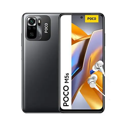 Produktbild: Xiaomi 2207117BPG M5s Smartphone und Kopfhörer, Handy ohne Vertrag, 6.43” FHD+ Amoled Dot Display, MediaTek Helio G95, 64MP AI Quad-Kamera, 5000mAh, NFC, Grau, Ohne Aufladegerät, 4+128 GB