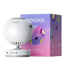 Produktbild: POCOCO Sternenhimmel Projektor, Galaxie Stern Projektor, Heim Planetarium für Kinder und Erwachsene·· in Schlafzimmern, Innenräumen·· als Dekoration, Einschlafhilfe und Entspannung - mit 2 Discs