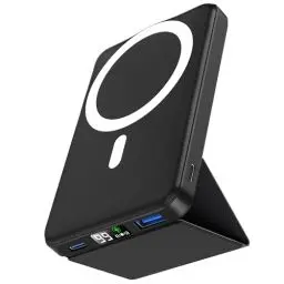 Produktbild: Podoru for Magsafe Powerbank,10000mAh Powerbank iPhone,Faltbarer magnetische powerbank PD 22.5W Schnellladen mit LED Display Kompatibel mit Mag-Safe für iPhone 16/15/14/13/12 Pro Max/Pro/Plus/Mini