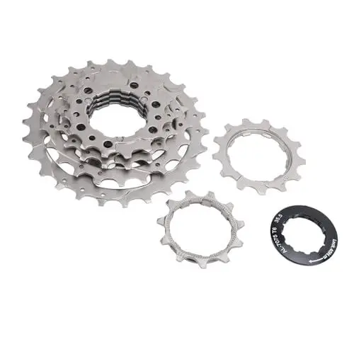 Produktbild: POENVFPO 6-Gang-Kassette, Edelstahl, Aluminiumlegierung, Fahrradkassette, Schwungrad-Ersatz für Mountainbikes, Rennräder