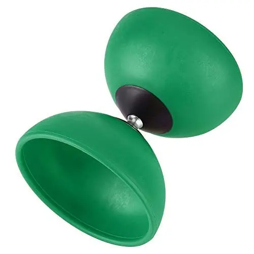Produktbild: POENVFPO Dreifach Gelagertes Chinesisches Yoyo-Set, Diabolo-Spielzeug mit Farbigen Diablolo-Stöcken für Anfänger und Fortgeschrittene (Green)