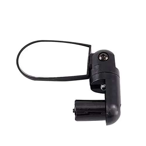 Produktbild: Lenkerenden-Fahrradspiegel, 360 Grad Verstellbarer Fahrradspiegel, Schwarz, Mini-Drehung, Flexibler Fahrrad-Rückspiegel, Lenker
