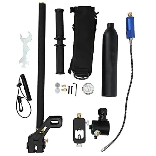 Produktbild: POENVFPO Tauch-Sauerstofftank-Set, Mini-Tauchflasche mit 0,5 L Fassungsvermögen, Nachfüllbare Sauerstoffflasche mit 5 Bis 10 Minuten Unterwasser-Tauchausrüstung, Schnorchelausrüstung