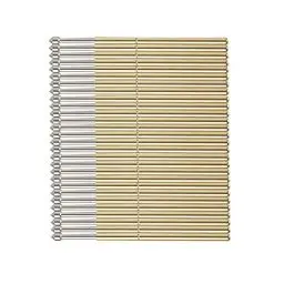 Produktbild: Pogo Pins 100 STK. P100-E2 Federkontakt, Durchmesser 1.5 mm Konischer Kopf Pogo Pin Prüfwerkzeuge Pogo-Pin-Leiterplatte Federprüfspitze Runde P50-J1/P50-B1/P75-B1/P75-E2/P100-E2