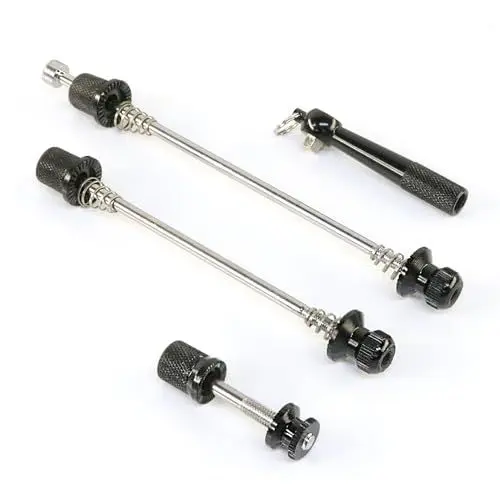 Produktbild: Point Unisex Schnellspanner Schnellspann-achsen-set - Mit Schnellspannhebel, Schwarz, 180mm 145mm And 60mm EU