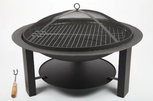 Produktbild: point-garden Feuerschale 73cm Gartengrill Grill Gußeisen massiv
