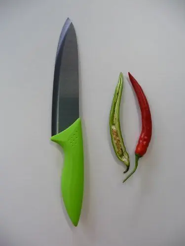 Produktbild: point-home Keramikmesser Universalmesser Kochmesser Messer mit 200mm Klinge grün