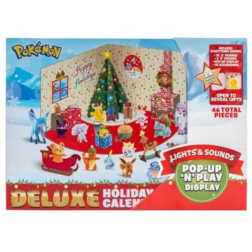 Produktbild: PoKéMoN PoKéMoN Deluxe Adventskalender 2021, Dieser Adventskalender ist das Absolute Highlight PKW2751 Mehrfarbig - Exklusiv bei Amazon