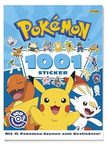 Produktbild: Pokémon: 1001 Sticker: Activitybuch mit 15 Pokémon-Szenen zum Bestickern!