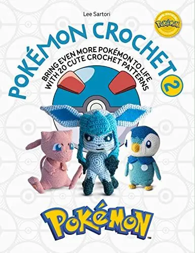 Produktbild: Pokémon Crochet Vol 2: Bring even more Pokémon to life with 20 cute crochet patterns (PokéMon Crafts, Band 2)