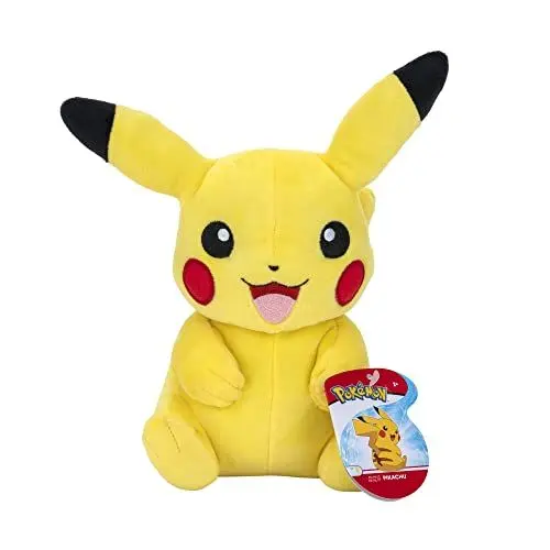 Produktbild: Pokemon Kuscheltier Pikachu 20 cm – Plüschtier – Neue 2022 – Plush - Offiziell Lizenziertes Pokemon Spielzeug