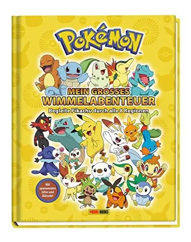 Produktbild: Pokémon: Mein großes Wimmelabenteuer: Begleite Pikachu durch alle 8 Regionen