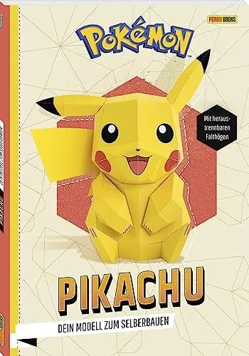 Produktbild: Pokémon: Pikachu - Dein Modell zum Selberbauen: Bastelset Pikachu mit vorgestanzten Bastelbögen und Schritt-für-Schritt-Anleitung