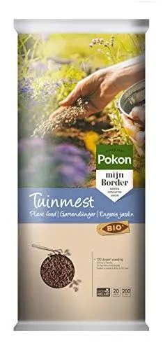 Produktbild: Pokon Bio Gartendünger, Universaldünger mit Bodenverbesserer und 16 Wochen Langzeitwirkung, für 200 qm, 20kg