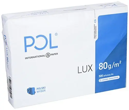 Produktbild: POL International Paper LUX 80g/m2 A4/ Kopierpapier Druckerpapier, edelstahl, Beere