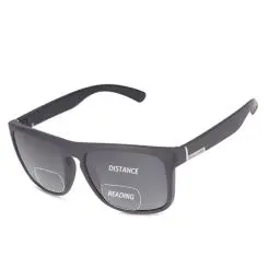 Produktbild: Polarisiert Bifokal Lesebrille mit Federscharnier Sonnenbrillen Leser für Damen Herren Klassische Bifokale Lesesonnenbrille UV-Schutz Sonnenbrille Polarisationsfilter Sonnenleser Lesebrillen Lesehilfe