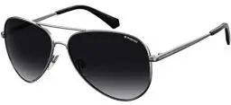 Produktbild: Polaroid PLD 6012/N/NEW Ruthenium/Grey Shaded 62/14/140 Unisex Sonnenbrillen