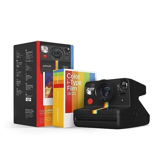 Produktbild: Polaroid Now+ Generation 2 Everyting Box - Kamera + Filmpaket (16 Fotos im Lieferumfang enthalten) - Schwarz - App-gesteuerte Sofortbildkamera (6250)