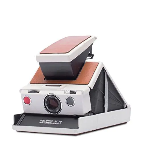 Produktbild: Polaroid Originals-4697-SX-70-Sofortbildkamera-Weiß-Braun
