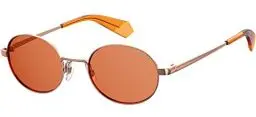 Produktbild: Polaroid Unisex-Erwachsene PLD 6066/S Sonnenbrille, Mehrfarbig (Gd Orange), 51