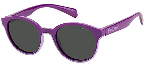 Produktbild: Polaroid Unisex Kinder PLD 8040/s Sonnenbrille, RY8/M9 Violet Lilac, 44