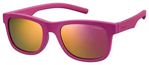Produktbild: Polaroid Unisex Kinder Pld 8020/S Ai Cyq 46 Sonnenbrille, Pink (Pink/Grey Pink), EU