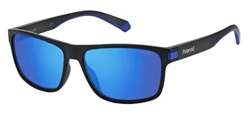 Produktbild: Polaroid Sonnenbrillen PLD 2121/S MATTE BLACK/BLUE MIRRORED 58/15/140 Herrenbrillen