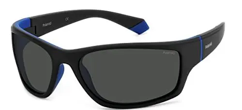 Produktbild: Polaroid Unisex PLD 2135/S Sunglasses, Schwarz und Blau, 65
