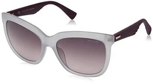 Produktbild: Police Unisex SPL410 Sunglasses, Shiny Milky Light Lilac 09PD, L