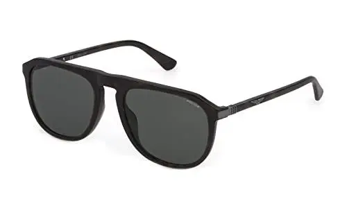 Produktbild: Police Unisex SPLE06 Sunglasses, Glänzendes Dunkles Havanna, 56