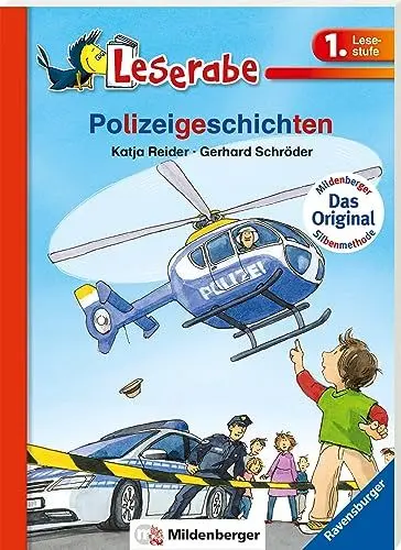 Produktbild: Polizeigeschichten - Leserabe 1. Klasse - Erstlesebuch für Kinder ab 6 Jahren (mit Mildenberger Silbenmethode)