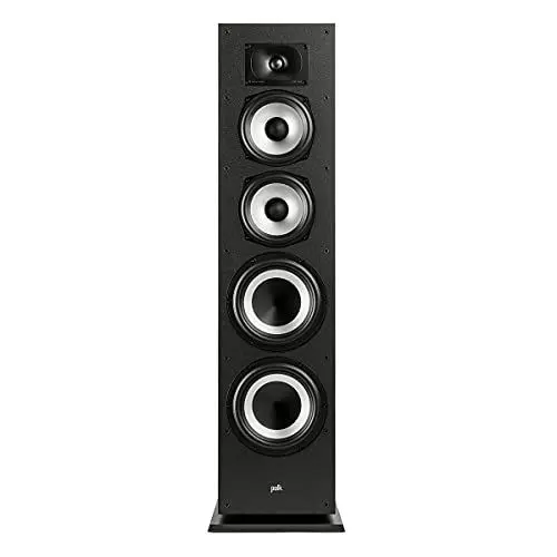 Produktbild: Polk Audio Monitor XT70 Hochauflösender Standlautsprecher, HiFi Und Heimkino Lautsprecher, Hi-Res Zertifiziert, Dolby Atmos Und DTS:X Kompatibel (Stück), Schwarz