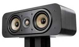 Produktbild: Polk Audio Signature Elite ES30 Centerlautsprecher, schlanker, hochauflösender Center Lautsprecher, Hi-Res Zertifiziert, Dolby Atmos und DTS:X kompatibel (Stück), Schwarz
