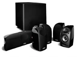 Produktbild: Polk Audio TL1600 5.1 Lautsprecher-System mit Subwoofer, schwarz