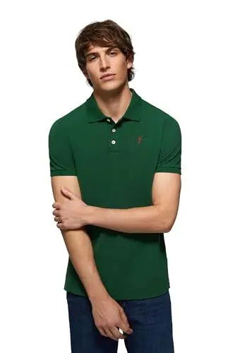 Produktbild: Polo Club Poloshirt für Herren Kurzarm mit Knopfverschluss | Regular Fit | 100% Baumwolle