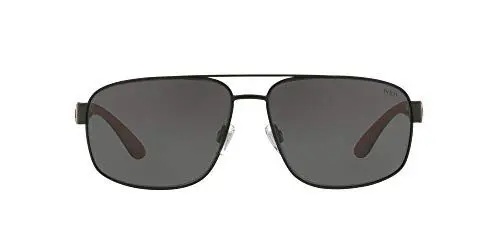 Produktbild: Polo Ralph Lauren Herren 0PH3112 903887 Sonnenbrille, Schwarz (Matte Black/Grey), 62