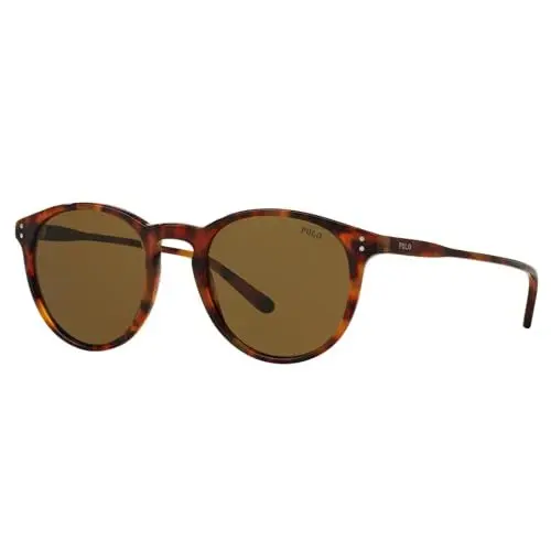 Produktbild: Polo Ralph Lauren Herren 0PH41101773 Sonnenbrille, Braun (Shiny Havana Jerry/Olive Green), 50