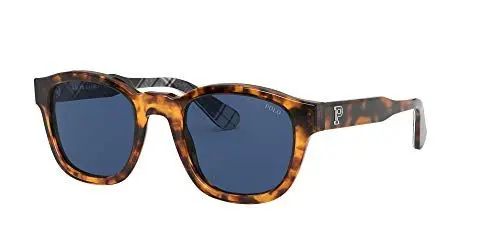 Produktbild: Polo Ralph Lauren Herren 0PH4159 Sonnenbrille, Blonde Havana/Blue, 49